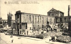 CPA Belgium Leuwen University seen of the old market