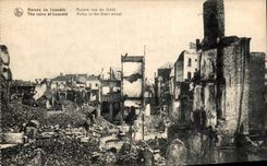 CPA Belgium Leuwen Ruins street of Diest