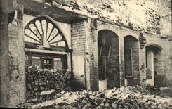 CPA Belgium Leuwen Ruins Interior of the university