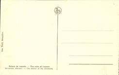 CPA Belgium Leuwen Ruins Interior of the university