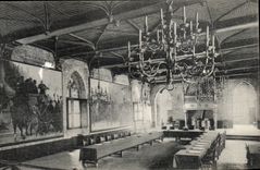 CPA Belgium Leuwen Interior of the Gothic Town hall Room