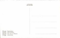 Belgium Bruges Quay of the rosary