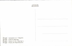 Belgium Bruges Entrance of the beguinage