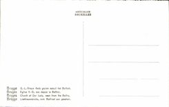 Belgium Bruges Church ND seen since the belfry