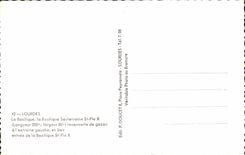 CPSM Lourdes the basilica