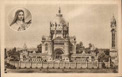 CPA Basilika von Lisieux View des Berndatte Projektes