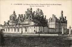 CPA Chambord Entree du parterre du roi de Pologne Poland
