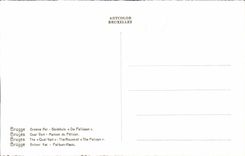 CPA Belgium Bruges Green Quay House of the pelican