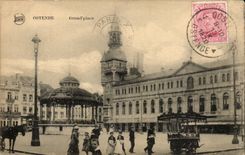 CPA Belgium Ostend Grand places