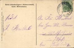 CPA ruiniert Allerheiligen Kloster