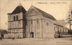 CPA Chateauroux Deols Suburb the church