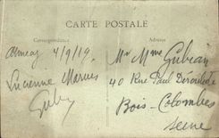 CPA Lake Annecy Seen from of the rock of Expensive on the lake and the mountain of Entrevernes