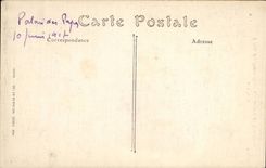 CPA Avignon palate of the Popes Gallery of the conclave