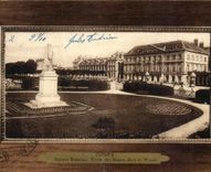 CPA Tours Square Rabelais Ecole des Beaux Arts et Musee