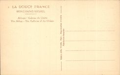 CPA Mont Saint Michel Galleries Abbey of the cloister