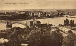 CPA Gruss vom Rhein Coblenz