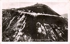 CPA Auvergne the top of Puy de Dome Seen of plane
