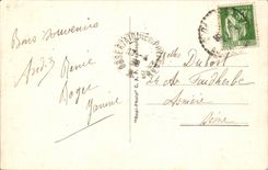 CPA Auvergne the top of Puy de Dome Seen of plane