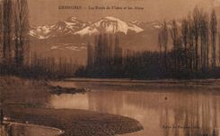 CPA Grenoble edges of the isere and the Alps