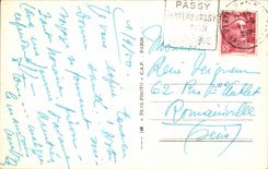 CPA ESA Passy Sancellemoz and Mont Blanc