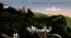 CPA Oberstein has Nahe Aufgang zum Schloss