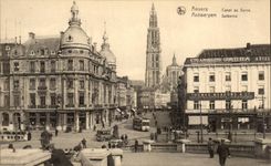 CPA Belgien Antwerpen Kanal mit Zucker