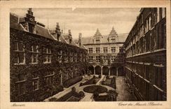 CPA Belgien Antwerpen Gericht des Plantin Museums