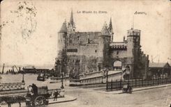 CPA Belgien Antwerpen das Museum von Steen