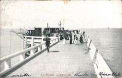 CPA Belgium Ostend the pier