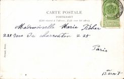 CPA Belgium Ostend the pier