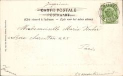 CPA Bruges the large one places and Statue Breydel and De Coninck