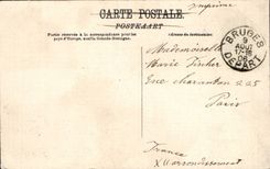 CPA Bruges the town hall