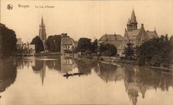 CPA Bruges the lake of love