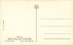 CPA Memling Portrait de marie Guillaume moreel Bruges