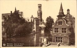 CPA Bruges the quay of the Rosary