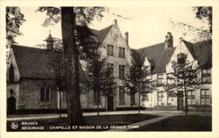 CPA Bruges Beguinage Vault and house of the great lady