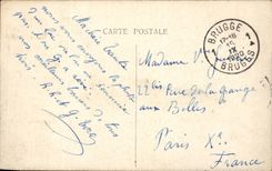 CPA Bruges the lake of love