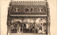 CPA Belgium Memling the hunting of Sainte Ursule Bruges