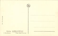 CPA Belgien Memling die Jagd von Sainte Ursule Brugge