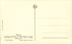 CPA Belgique Memling La chasse de Sainte Ursule La vierge et l'enfant Bruges