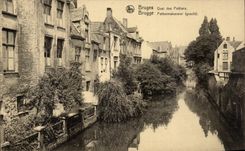 CPA Belgium Bruges Quay of the pottiers