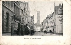 CPA Belgium Bruges Street of the Stones