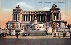 CPA Italien Italien Rom Monumento hat Vittorio Emanuele II