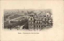 CPA Paris Panorama des rives de la Seine