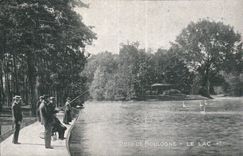 Paris CPA Bois de Boulogne Le lac Pecheurs
