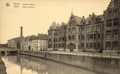 CPA Ghent Barracks Albert