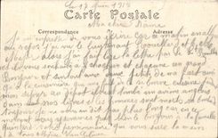 CPA Belgium Ypres Ruines Sets fire to Markets (November 22nd 1914)