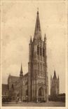 CPA Belgium Ypres Cathedral St Martin and belfry