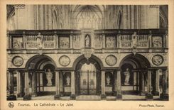 CPA Belgique Tournai La cathedrale Le jube
