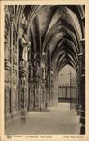 CPA Belgique Tournai La cathedrale Avant porche